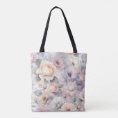 Elegante Roosbloesems Tote Bag (Achterkant)