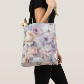Elegante Roosbloesems Tote Bag (Dichtbij)