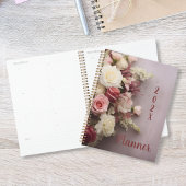 Elegante Rose Boeket Kalender Planner