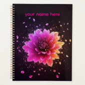 Elegante Rose Dagelijkse planner (Voorkant)