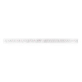 Elegante Rose Monogram Bruids Cadeau Lint (Voorkant)