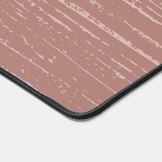 Elegante Rosy Brown houtnerf Bureaumat (Hoek)