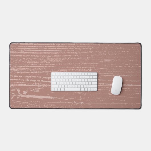 Elegante Rosy Brown houtnerf Bureaumat (Keyboard & Muis)