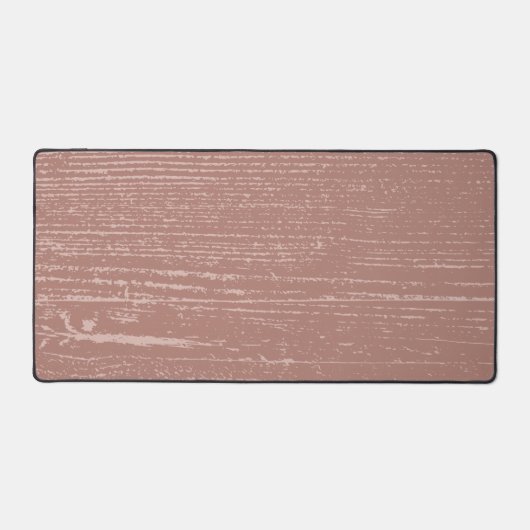 Elegante Rosy Brown houtnerf Bureaumat (Voorkant)