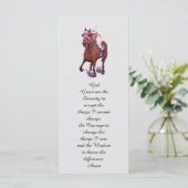 Elegante rouwdienst-herdenkingskaart (Staand voorkant)
