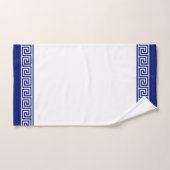 Elegante Royal Blue & White badhanddoek set Bad Handdoek (Handdoek)