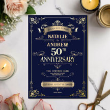 Elegante Royal Navy Goud Glamoureuze Glitter Folie