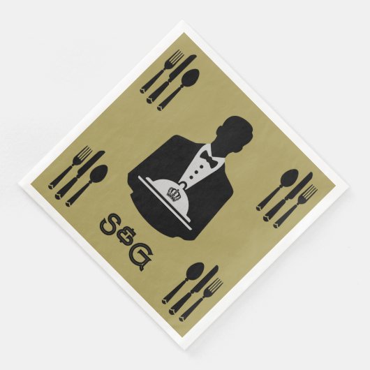 Elegante Royal Theme Luxury Servet (Hoek)