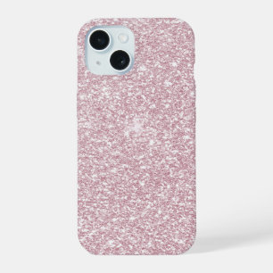 Elegante roze abstracte trendy meisjesachtige glit iPhone 15 case