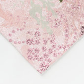 Elegante roze Alice in Wonderland Fleece Deken (Hoek)