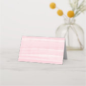 Elegante Roze Aquarel Bloemrijke Bruidsdouche Plaatskaartje (Achterkant)