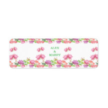 Elegante Roze Aquarel Lotus Bloemmotief