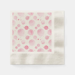Elegante Roze Aquarelpatroon Servetten