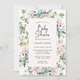 Elegante Roze Baby Shower Kaart