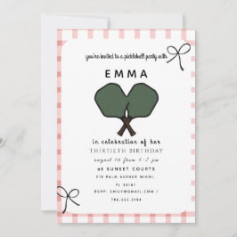 Elegante Roze Baby Shower Uitnodiging