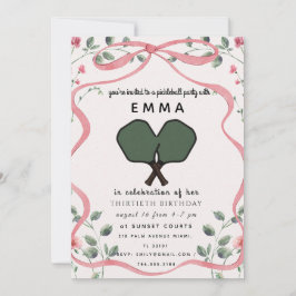 Elegante Roze Baby Shower Uitnodiging