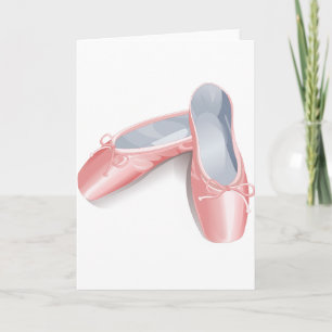 Elegante roze ballet flats Schattigee Girly danssc Kaart
