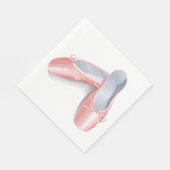 Elegante roze ballet flats Schattigee Girly danssc Servet (Hoek)