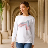 Elegante roze ballet flats Schattigee Girly danssc T-shirt