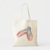 Elegante roze ballet flats Schattigee Girly danssc Tote Bag (Voorkant)