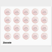 Elegante roze Bat Mitzvah sticker op maat (Vel)