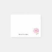 Elegante Roze Bloeiende Bloem Plant Natuur Post-it® Notes (Voorkant)