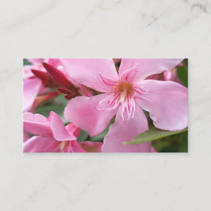 Elegante Roze Bloem Bloemige Zakelijke Kaart Botan Visitekaartje
