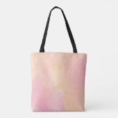 Elegante Roze Bloem Boho Cute Tote Bag (Achterkant)