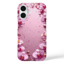 Elegante Roze Bloem Orhids Frame
