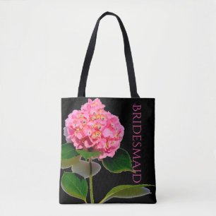 Elegante Roze bloem roze bloemen roze hortensia Tote Bag