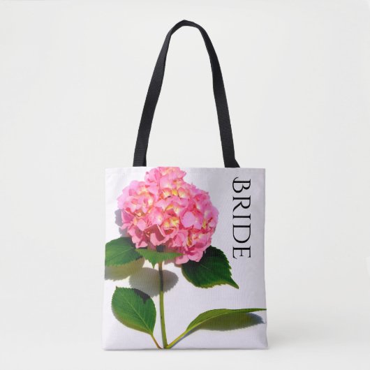 Elegante Roze bloem roze bloemen roze hortensia Tote Bag (Voorkant)