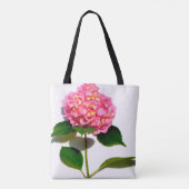 Elegante Roze bloem roze bloemen roze hortensia Tote Bag (Achterkant)