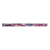 Elegante roze bloemen bloeien Dogwood boom Grosgrain Lint (Voorkant)