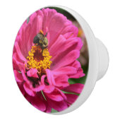 Elegante roze bloemen bloem moeder madeliefje honi keramische knop (Rechts)