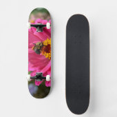 Elegante roze bloemen bloem moeder madeliefje honi persoonlijk skateboard (Voorkant)