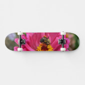 Elegante roze bloemen bloem moeder madeliefje honi persoonlijk skateboard (Horizontaal)