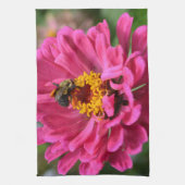 Elegante roze bloemen bloem moeder madeliefje honi theedoek (Verticaal)