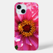 Elegante roze bloemen bloem Pink Zinnia Case-Mate iPhone Case (Achterkant)