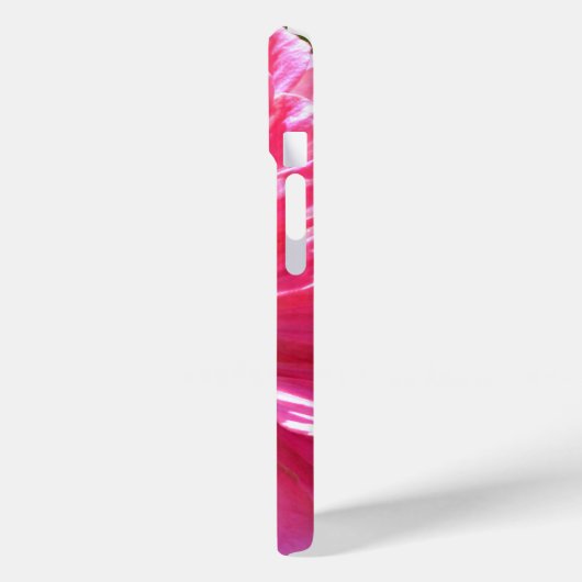 Elegante roze bloemen bloem Pink Zinnia Case-Mate iPhone Case (Achterkant / Links)