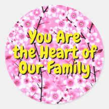 Elegante Roze Bloemen | Bloemige Familie Stickers