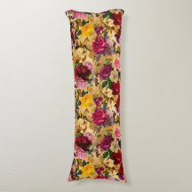 Elegante roze bloemen geel 