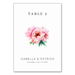 Elegante Roze Bloemen Kaart
