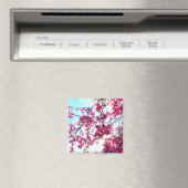 Elegante Roze bloemen Kersenbloesems Magneet (Insitu (Vaatwasser))