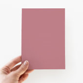 Elegante Roze Bloemen Kruis Bloemen Doop Kaart