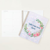 Elegante Roze Bloemen met Blos Planner (Display)