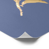 ELEGANTE  ROZE BLOEMEN POSTER (Hoek)