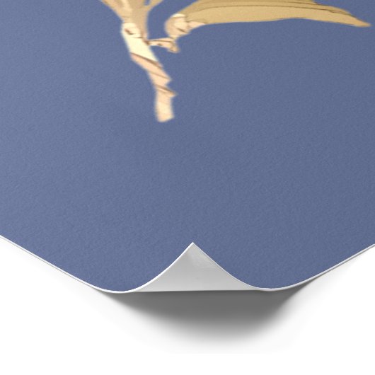 ELEGANTE  ROZE BLOEMEN POSTER (Hoek)