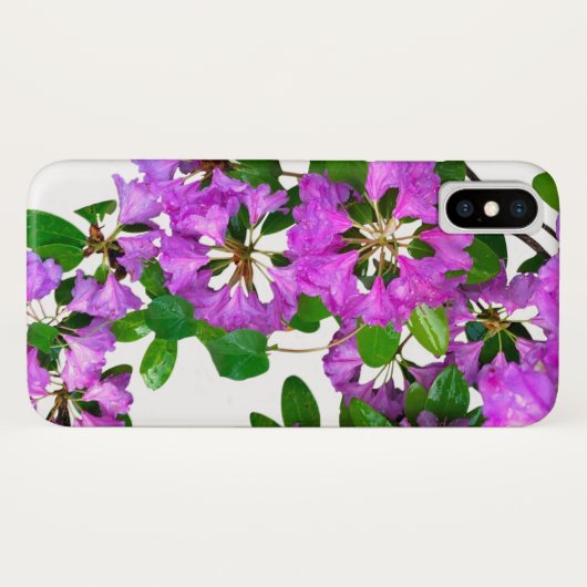 Elegante roze bloemen roze azalea's roze bloemen Case-Mate iPhone case (Achterkant (horizontaal))
