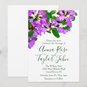 Elegante roze bloemen roze azalea's roze bloemen kaart (Voorkant / Achterkant)