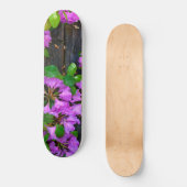 Elegante roze bloemen roze azalea's roze bloemen persoonlijk skateboard (Voorkant)